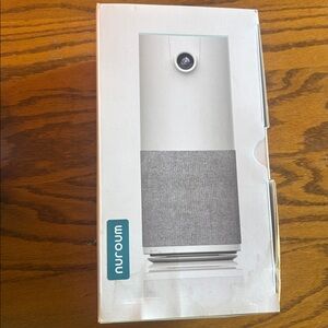 Nuroum White and Gray All In One Conference Speaker Mic